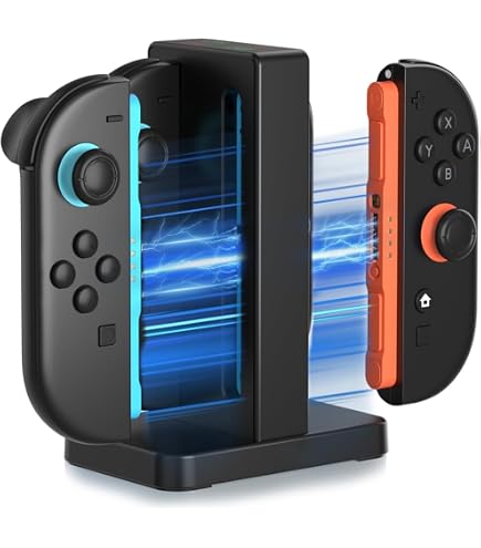 Amazon.co.jp: Hiro Joy-Con対応マルチ充電ドック Joy-Con4個同時充電